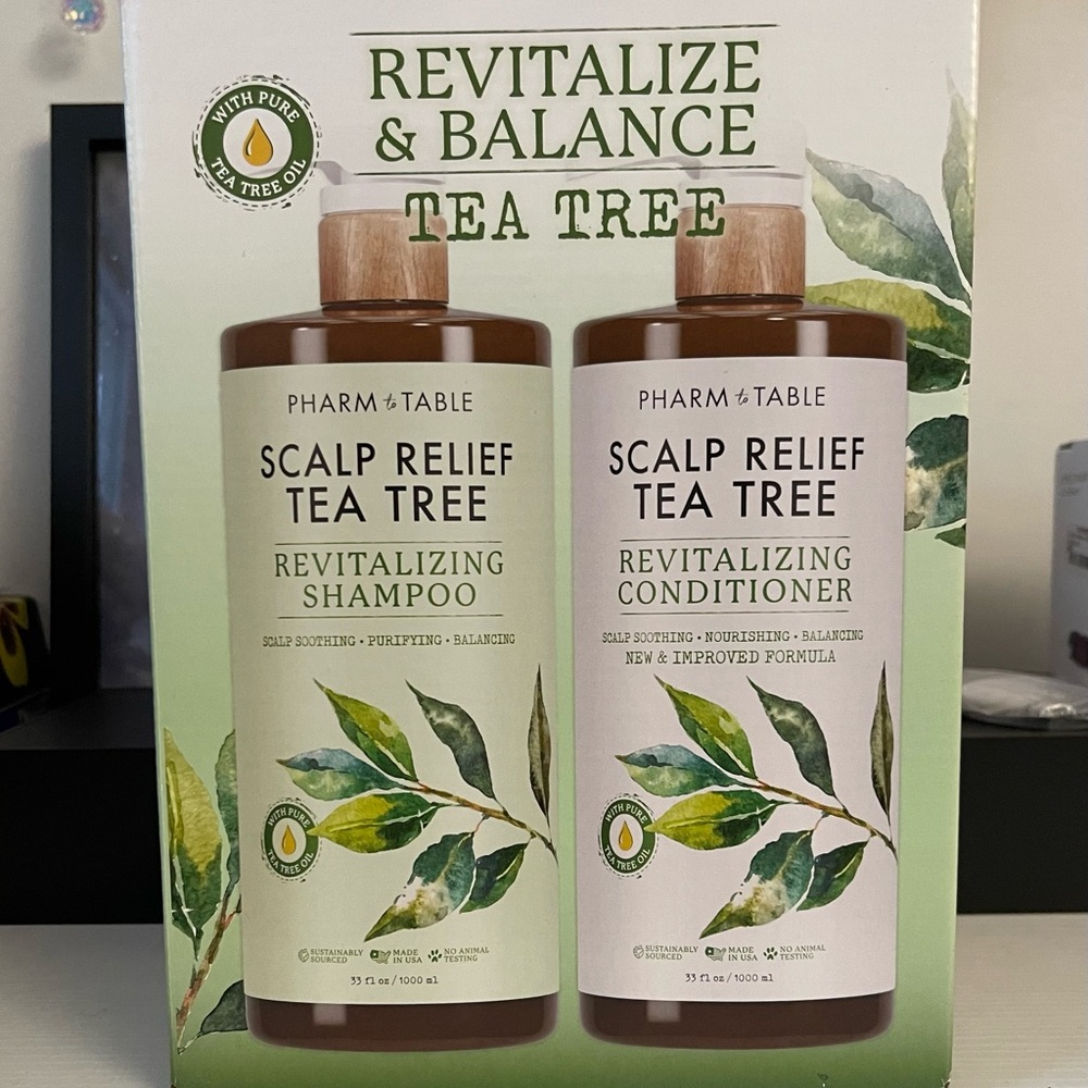 Scalp Relief Tea Tree Shampoo and Conditioner Set